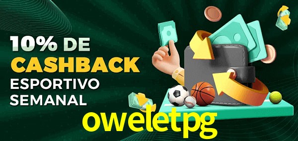 10% de bônus de cashback na oweletpg
